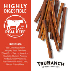 5-inch rawhide-alternative dog chew texture