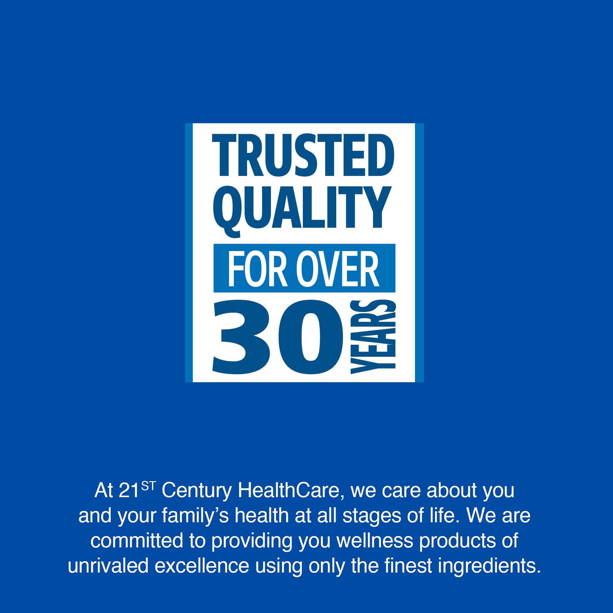 Logo indicating 30 years of trusted quality by 21st Century HealthCare