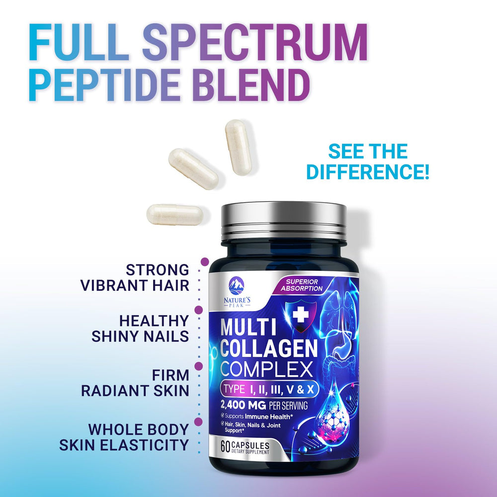 Made in USA with cGMP quality – collagen pills