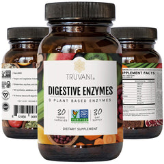 Non-GMO certification label on Truvani Digestive Enzymes
