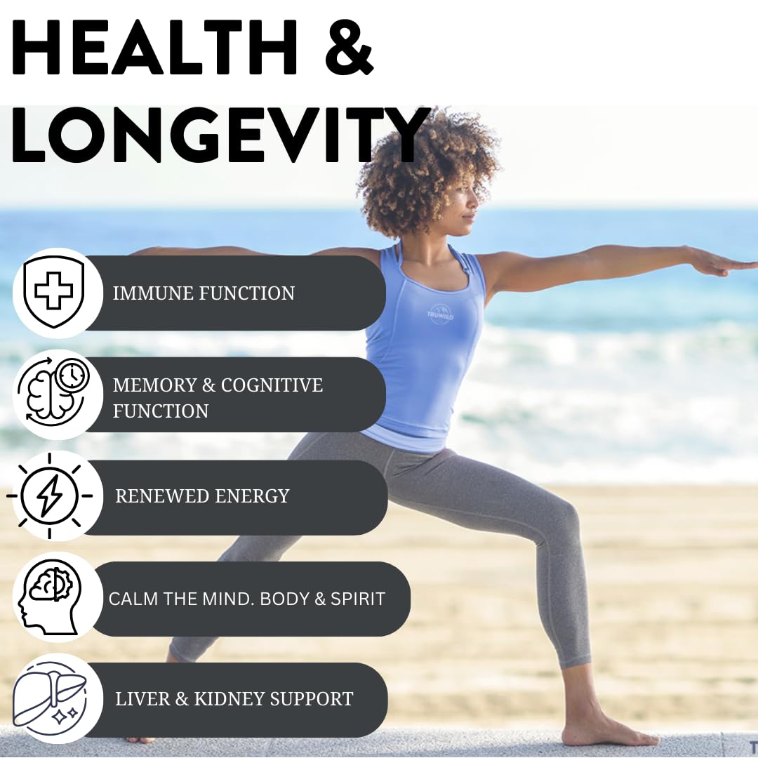 Cordyceps, Maca and Ashwagandha capsules close-up
