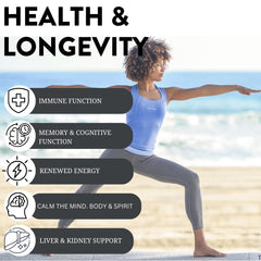 Cordyceps, Maca and Ashwagandha capsules close-up