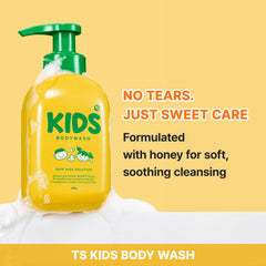TS Kids Shampoo & Bodywash bottle back label