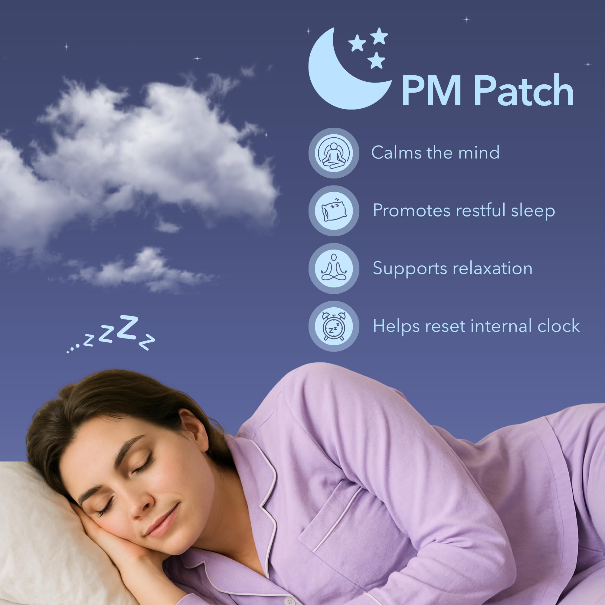 Compact TSA-friendly jet lag patches in packaging