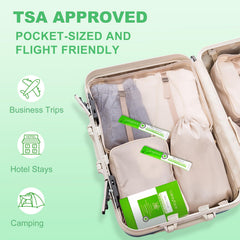 TSA approved travel-size mouthwash icon