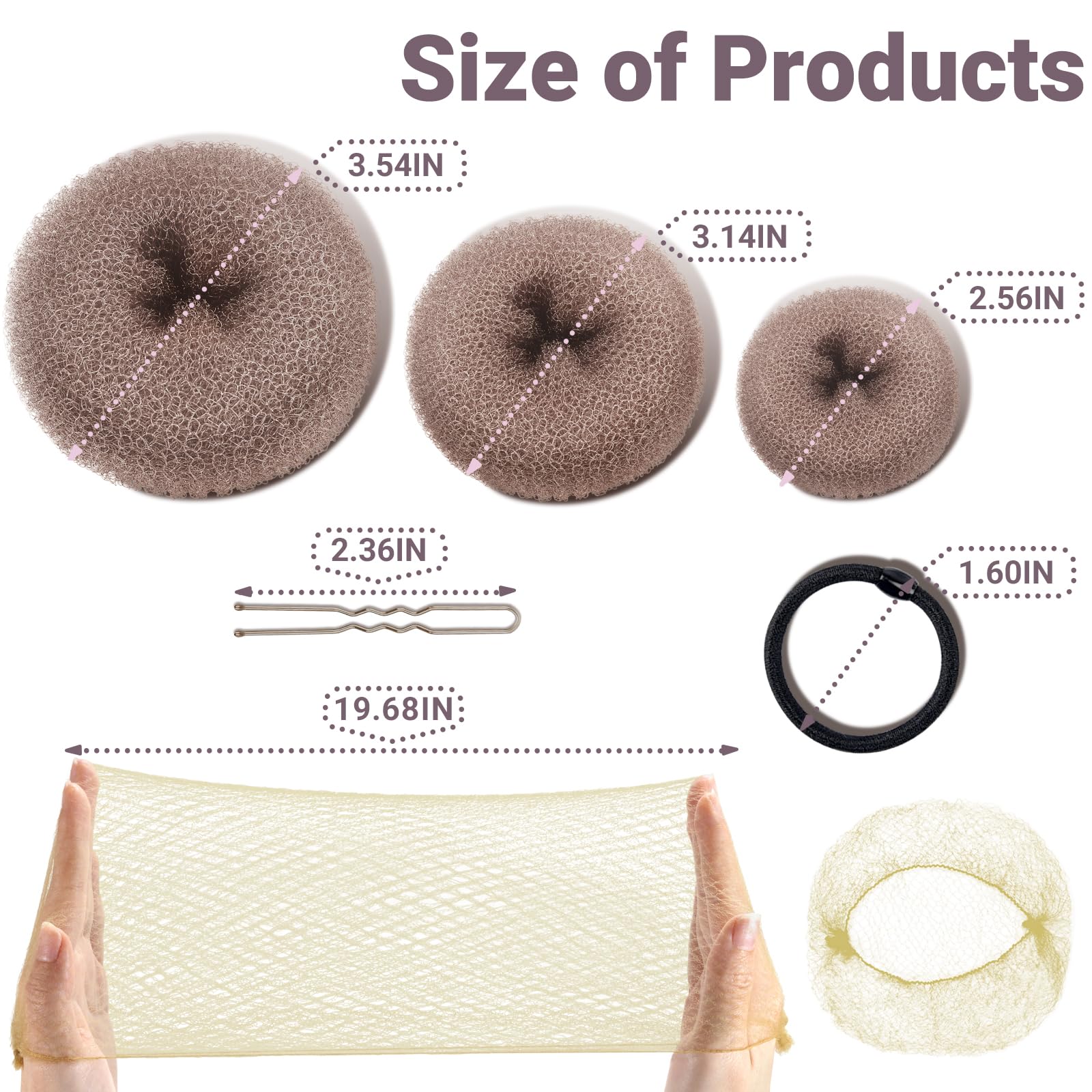 TsMADDTs large and medium donuts in tan brown adapt to multiple dancers and styles.