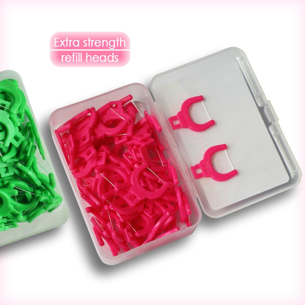 Patented mechanism for easy attachment and removal of refill head