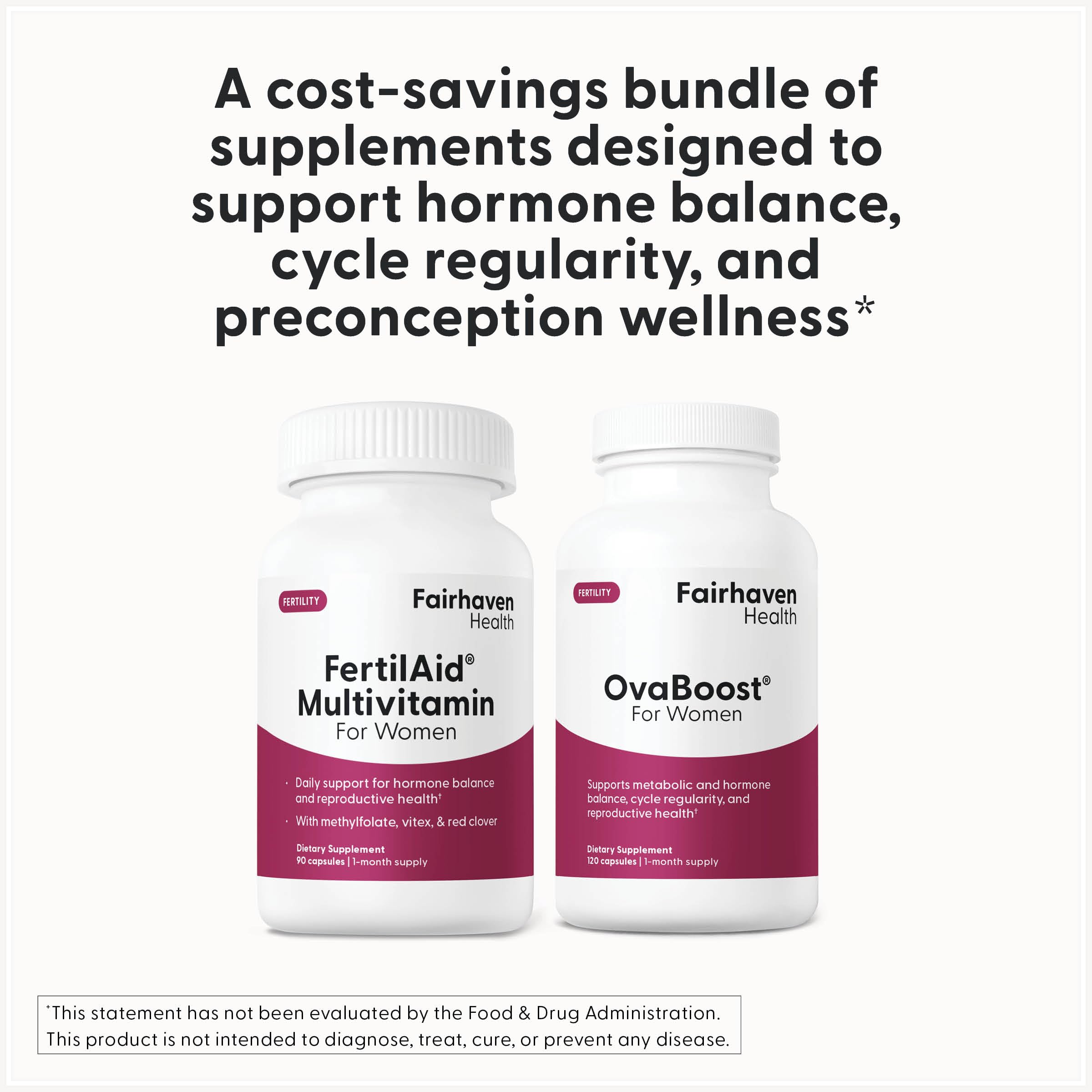 Fairhaven Health TTC brand packaging