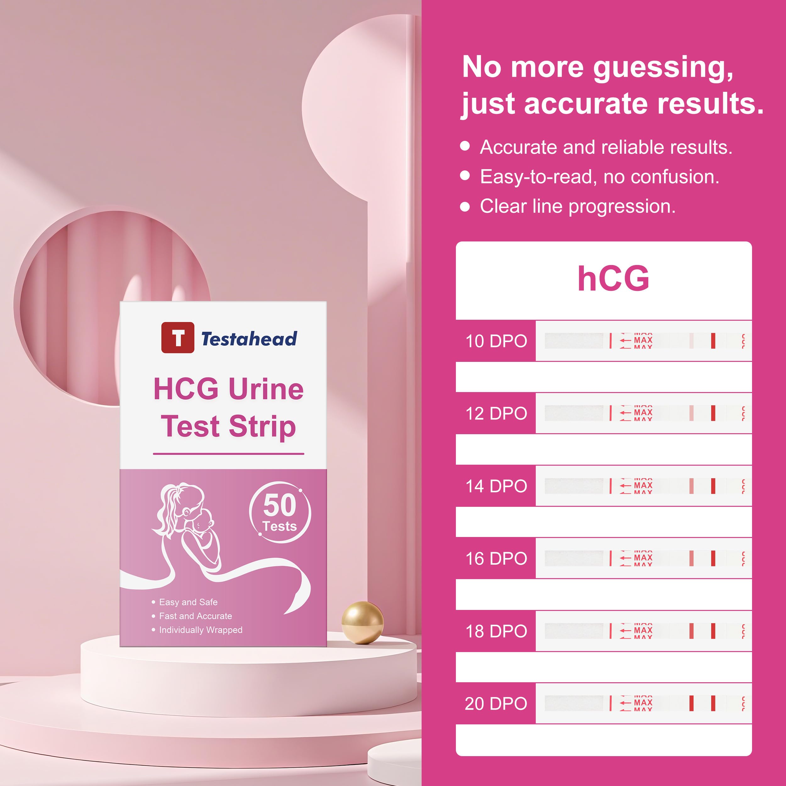 Desiccant pouch included with the test strips