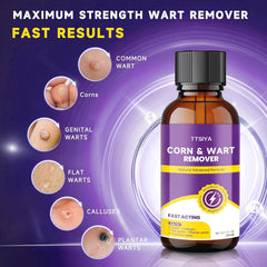 TTsiya Wart Remover Cream being applied to skin for easy twice daily use.