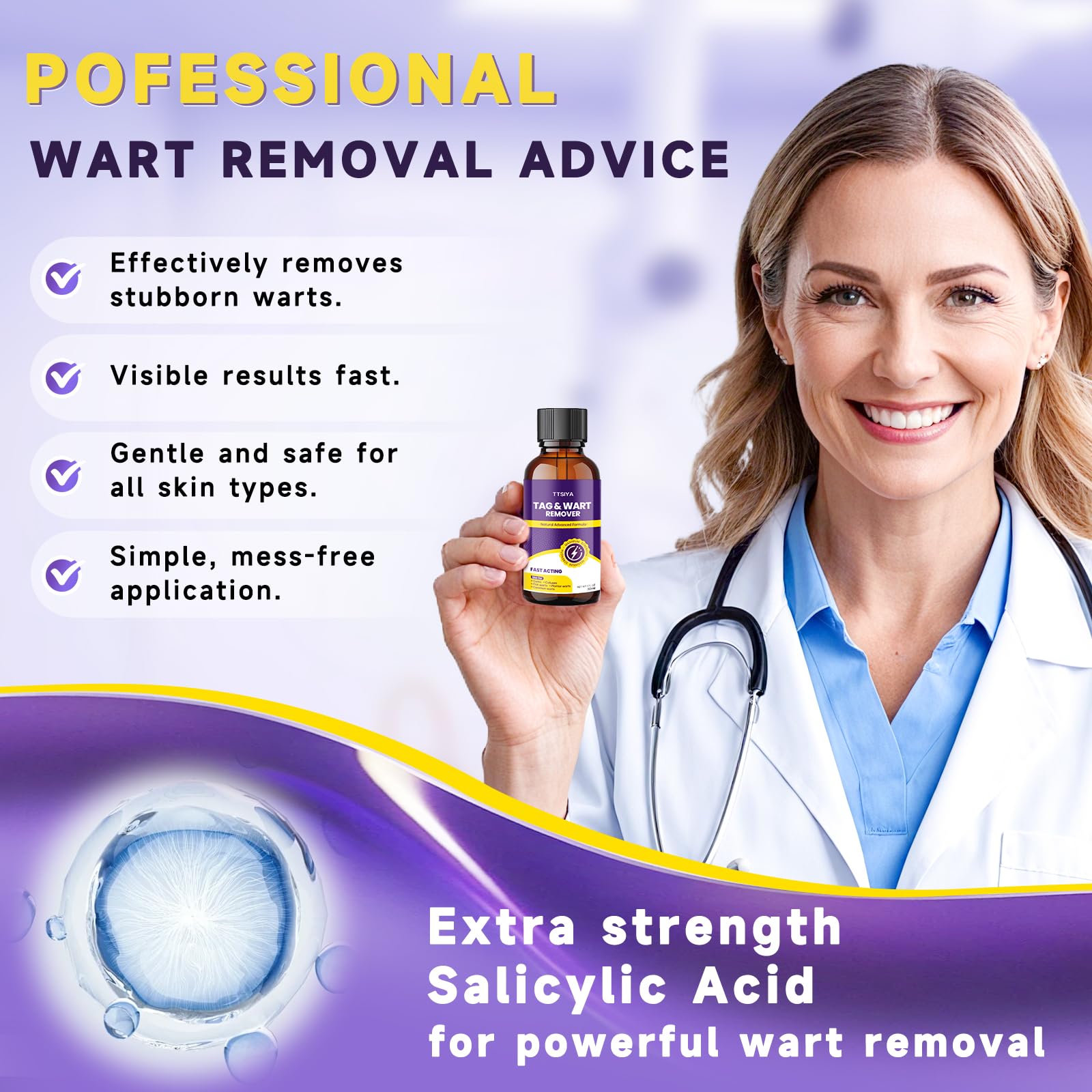 TTsiya Wart Remover Freeze Off packaging highlights compact design