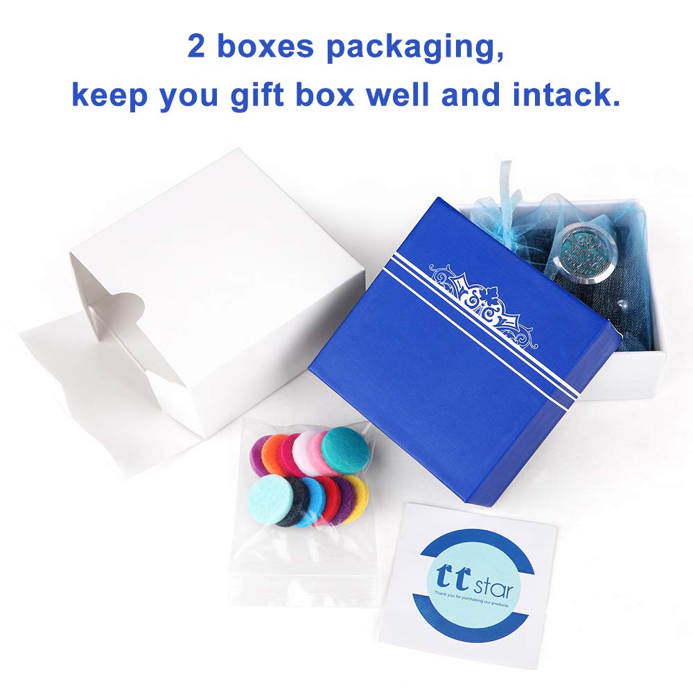 Gift-ready packaging for the ttstar diffuser bracelet set