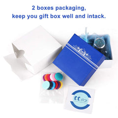 Gift-ready packaging for the ttstar diffuser bracelet set