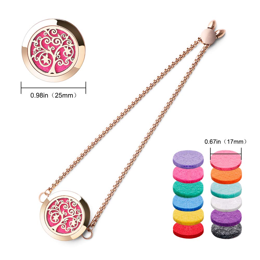 ttstar Stainless steel diffuser bracelet adjustable length close-up