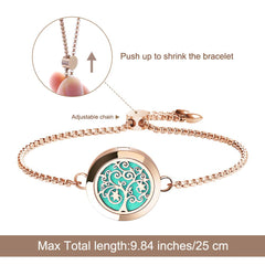 ttstar Diffuser bracelet with 12 color cotton refills - collection