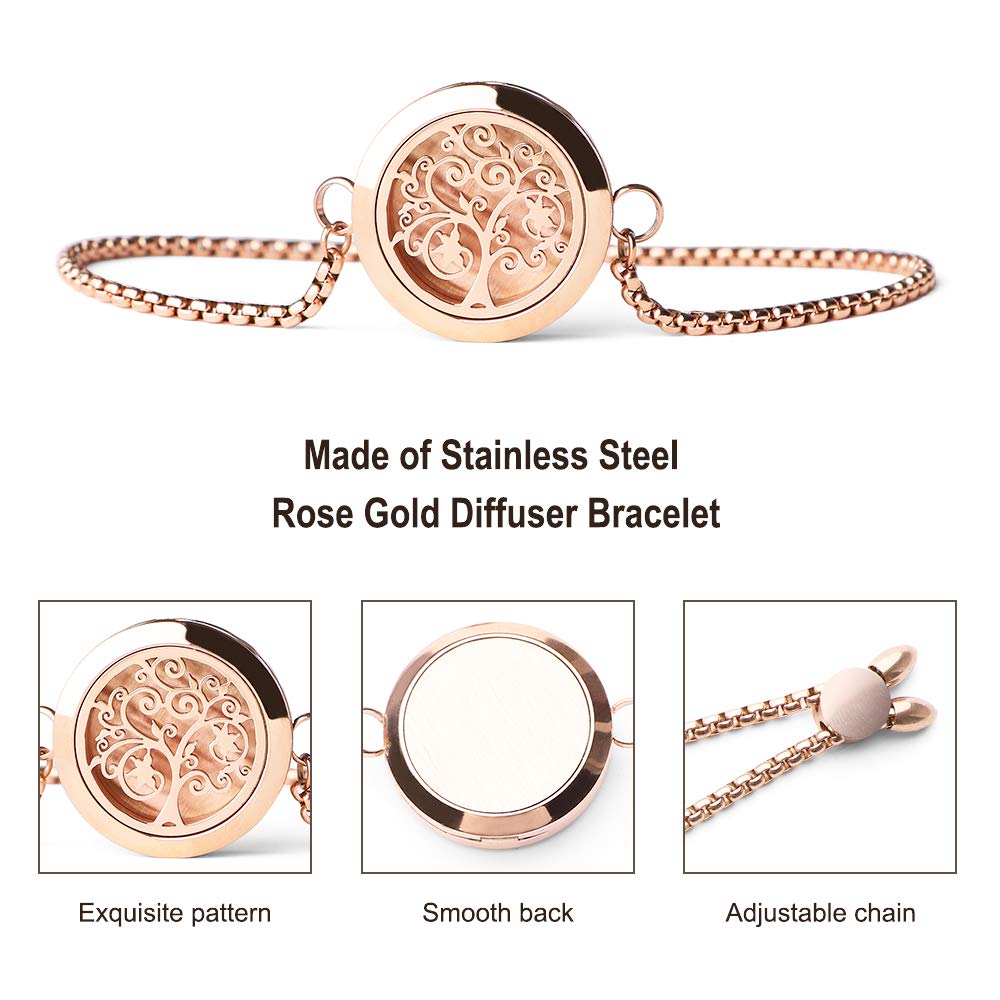 ttstar Gift-ready packaging for essential oil diffuser bracelet