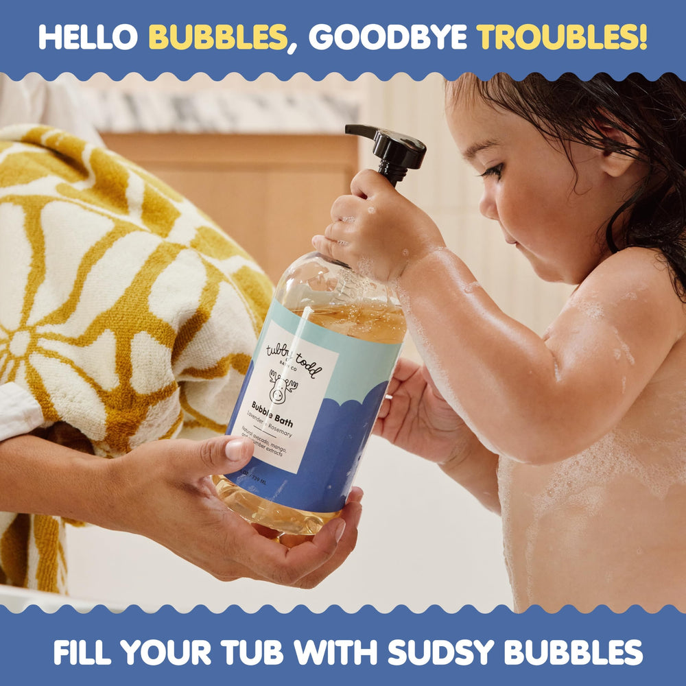 Tubby Todd bubble bath fragrance-free for kids and babies