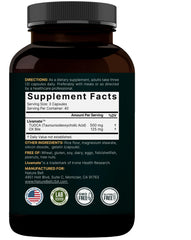 Product label highlighting TUDCA and OX Bile ingredients