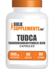 BulkSupplements TUDCA capsules bottle