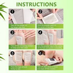 Box and pads after use illustrating deep cleansing effect