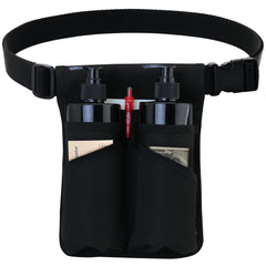 Front view of Tuhaoge massage bottle bag in black