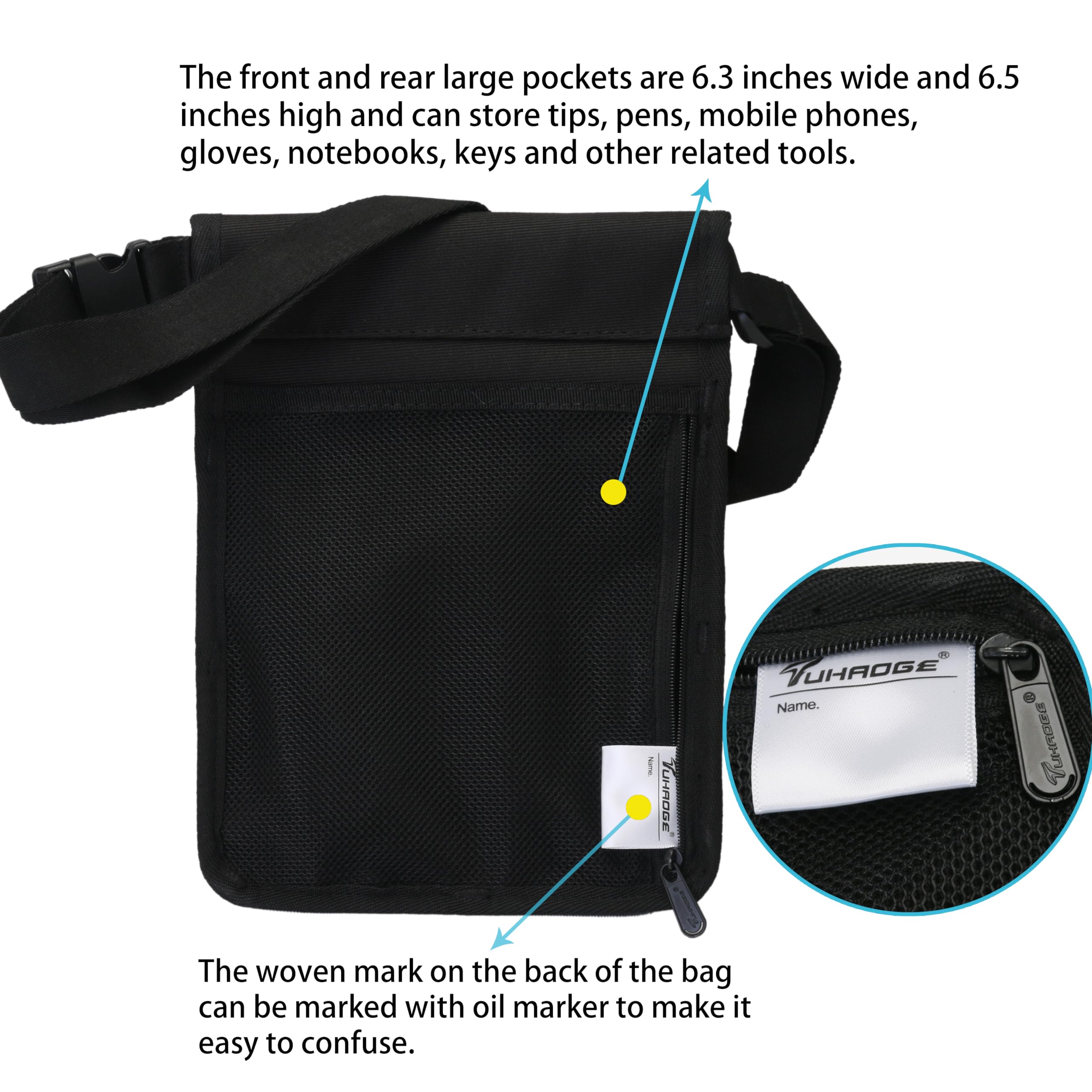 Adjustable cotton belt detail