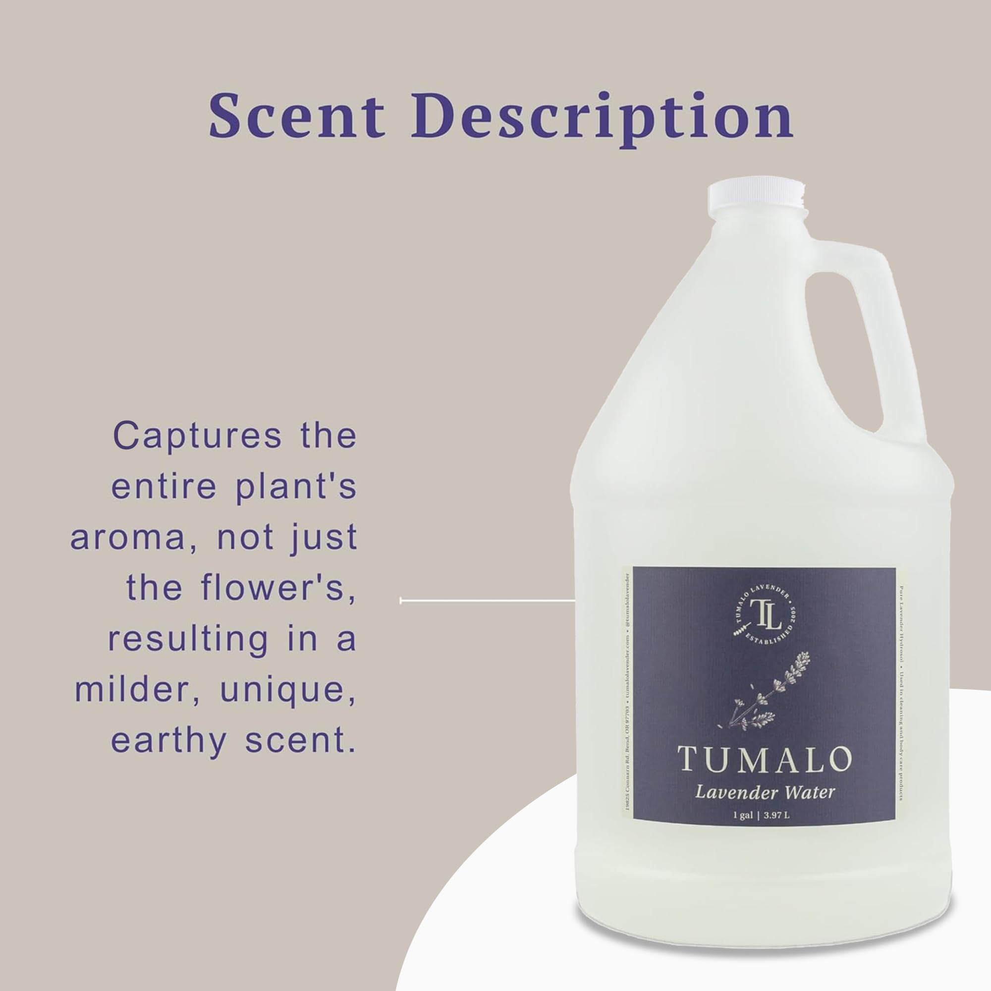 Tumalo Lavender Hydrosol room and linen spray for calming spaces