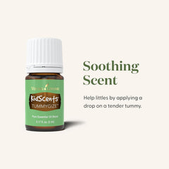 Diffuser setup with TummyGize for calming aroma