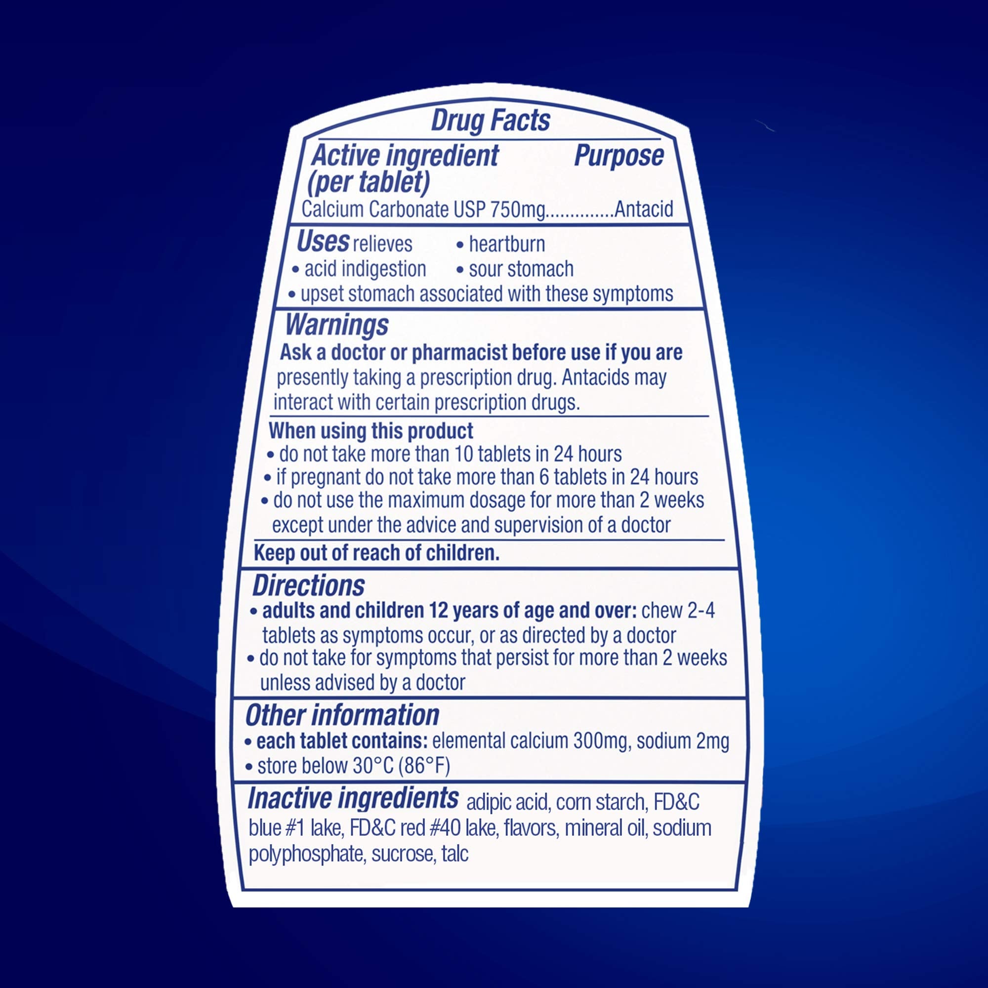 TUMS EX Assorted Berries 12-pack box for multiple households
