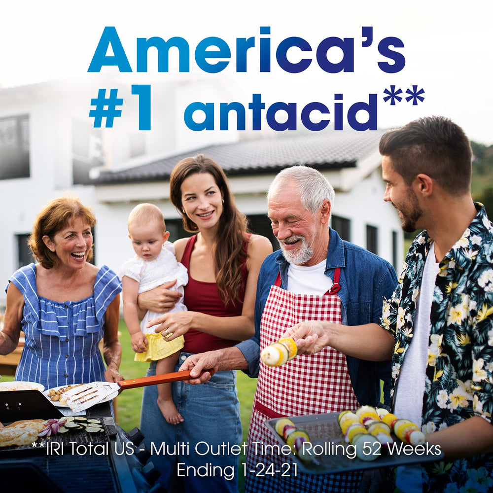 TUMS Smoothies Berry Fusion open bottle ready for use