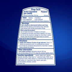 TUMS Smoothies gluten-free and kosher pareve symbols reassure dietary compatibility.