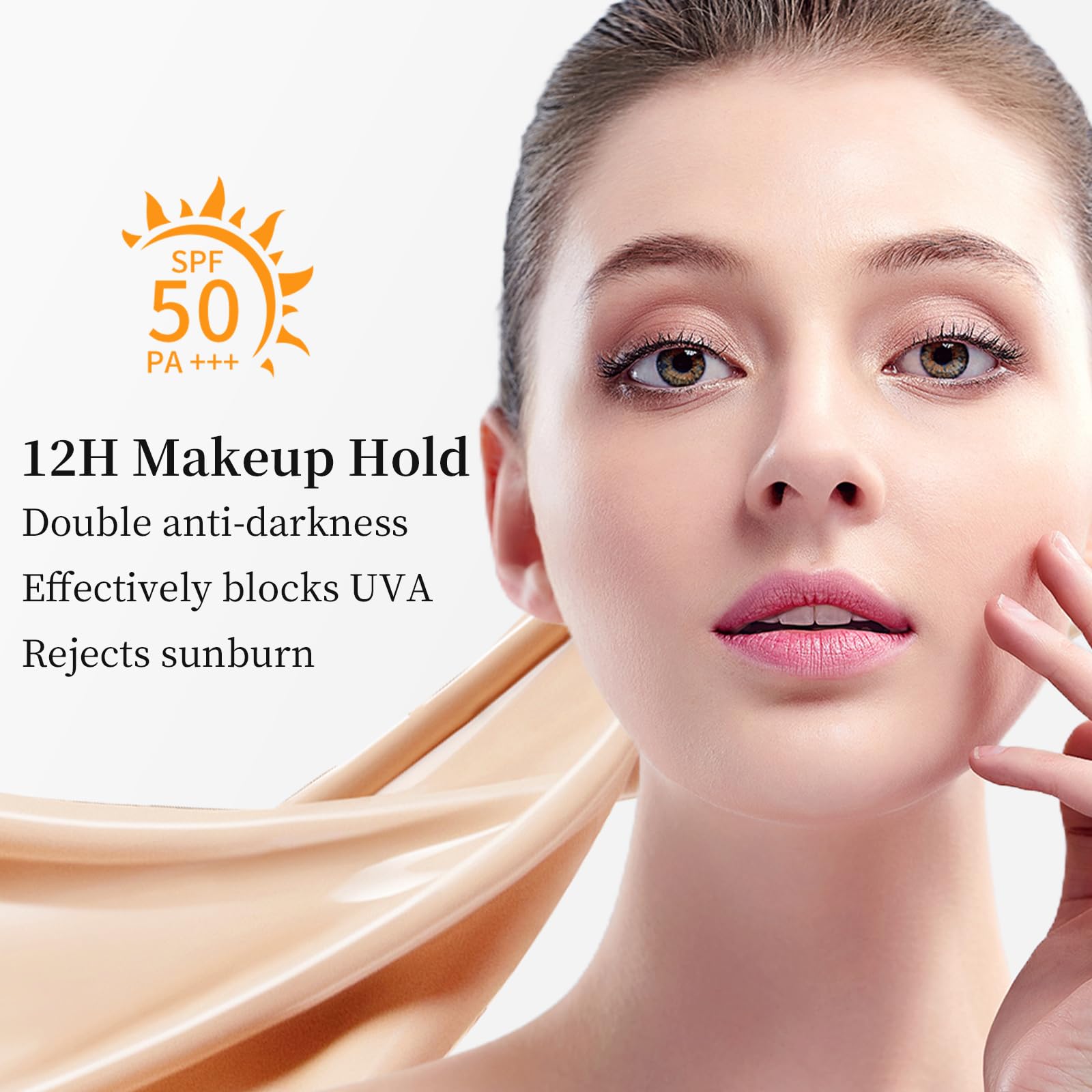 TUNBOT Concealer Foundation compact, easy to carry for daily use.