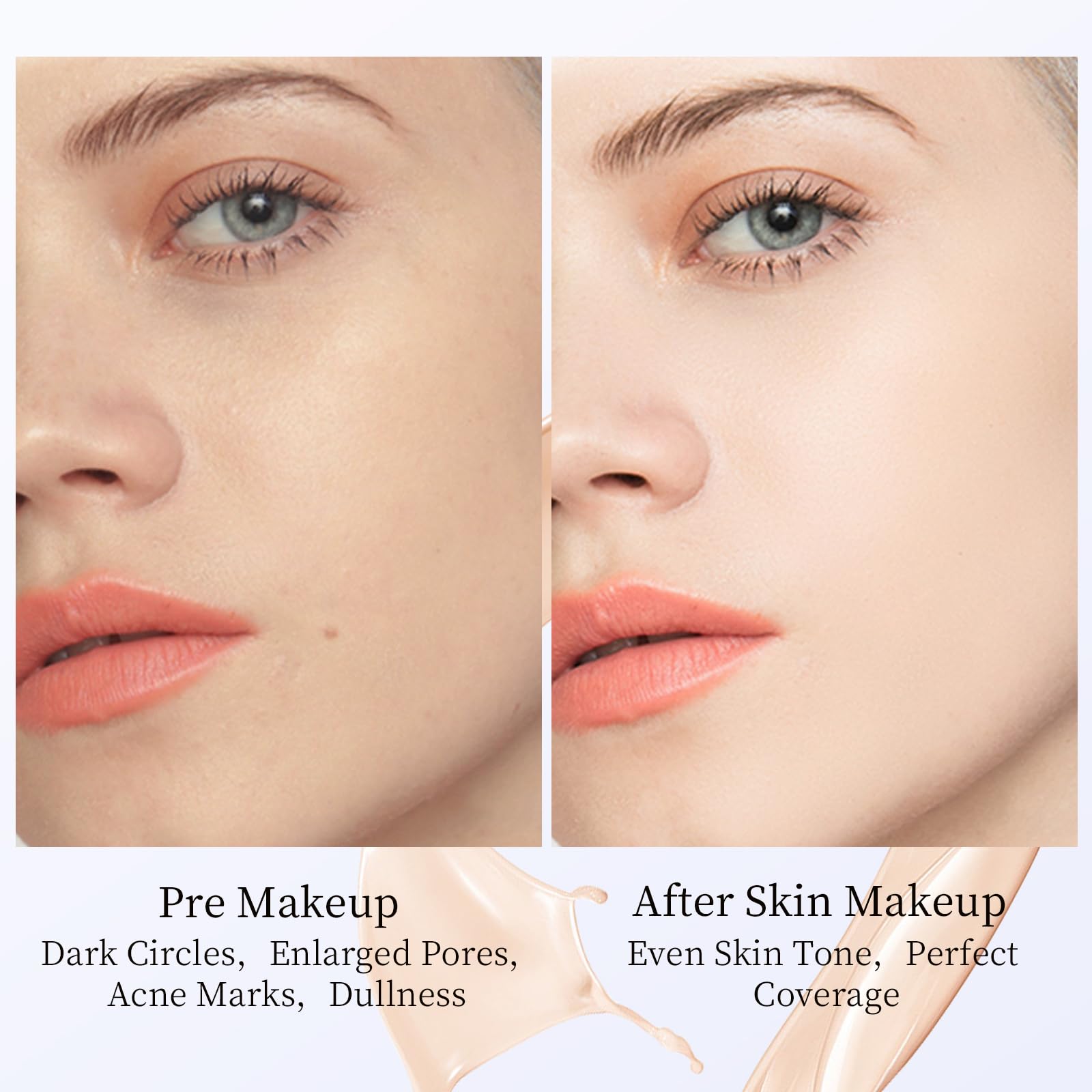 TUNBOT Concealer Foundation suits all skin types with a shade range for every tone.