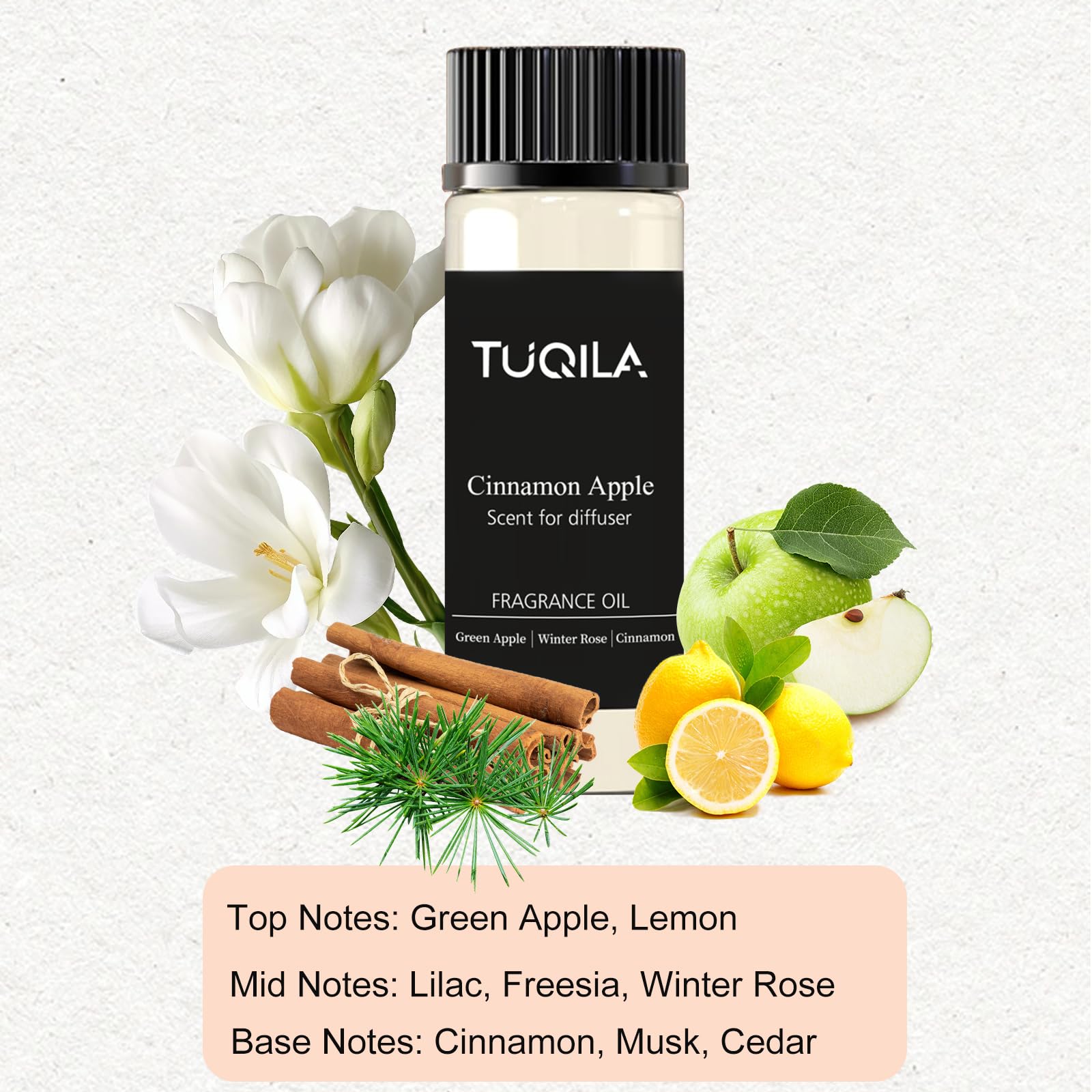 Tuqila bottle cap and label close-up showing leak-proof design and clarity