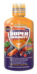 Turbo Power Liquid Vitamin Plus bottle with tropical branding suggesting steady energy