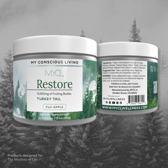 Adult enjoying MYCL Turkey Tail Gummies