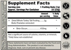 Turkey tail mushroom adaptogenic tea pieces