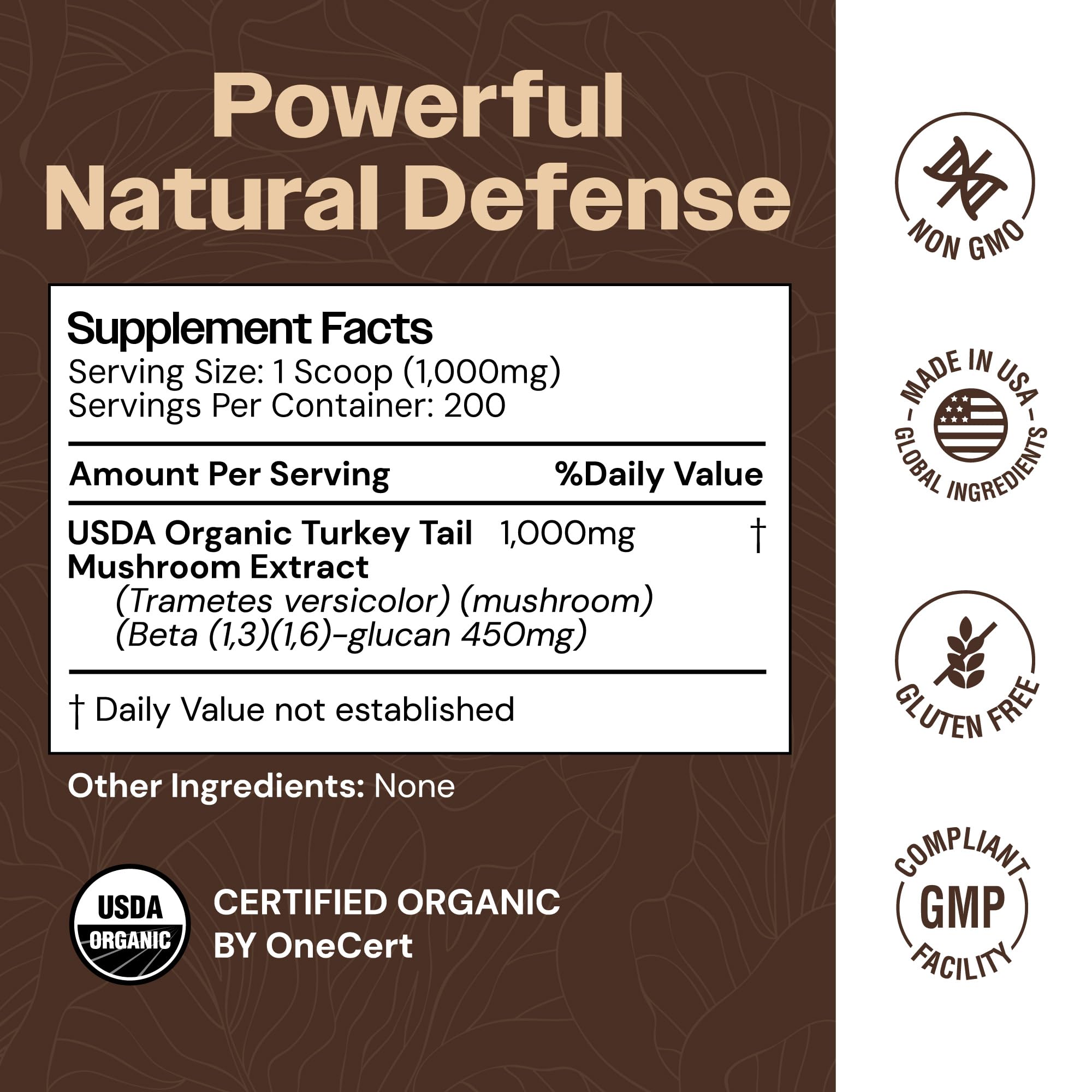 Graphic illustrating hot water extraction for Turkey Tail powder