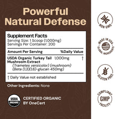 Graphic illustrating hot water extraction for Turkey Tail powder
