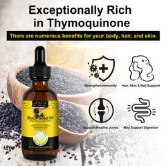 Turkish Nigella sativa black seed oil bottle with label