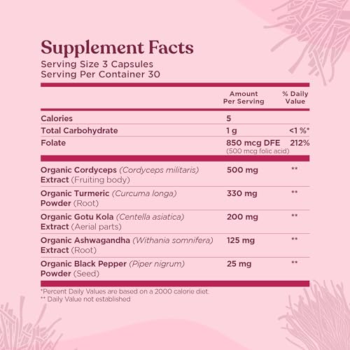 Turmeric and Ashwagandha ingredients for brain health