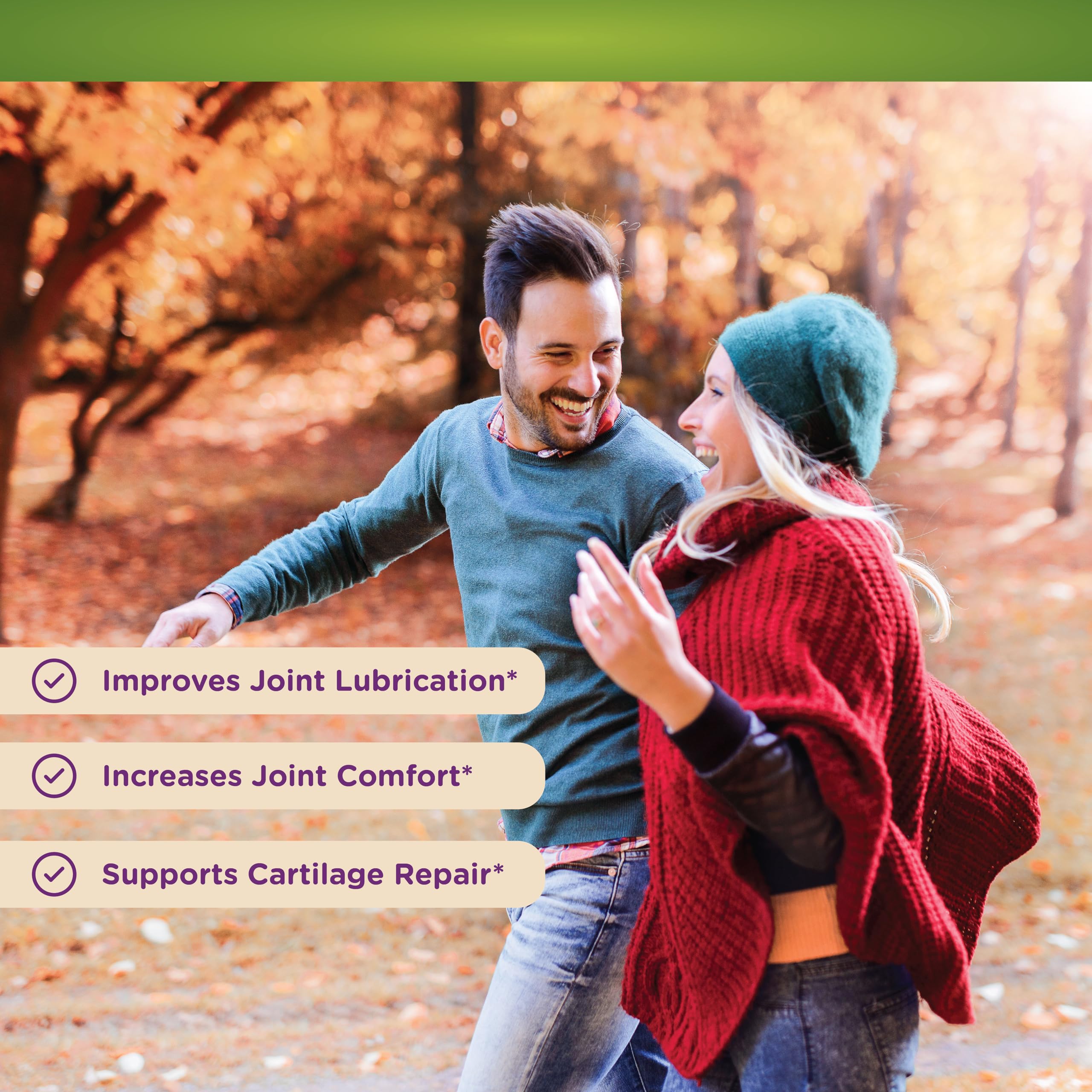 Active ingredients turmeric, boswellia, collagen and other nutrients