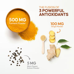 Turmeric capsules for heart health support