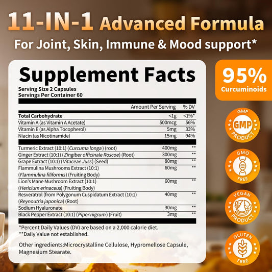 Extra-strength turmeric absorption formulation