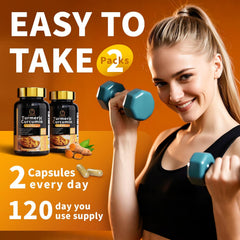 Mood and relaxation support from turmeric blend