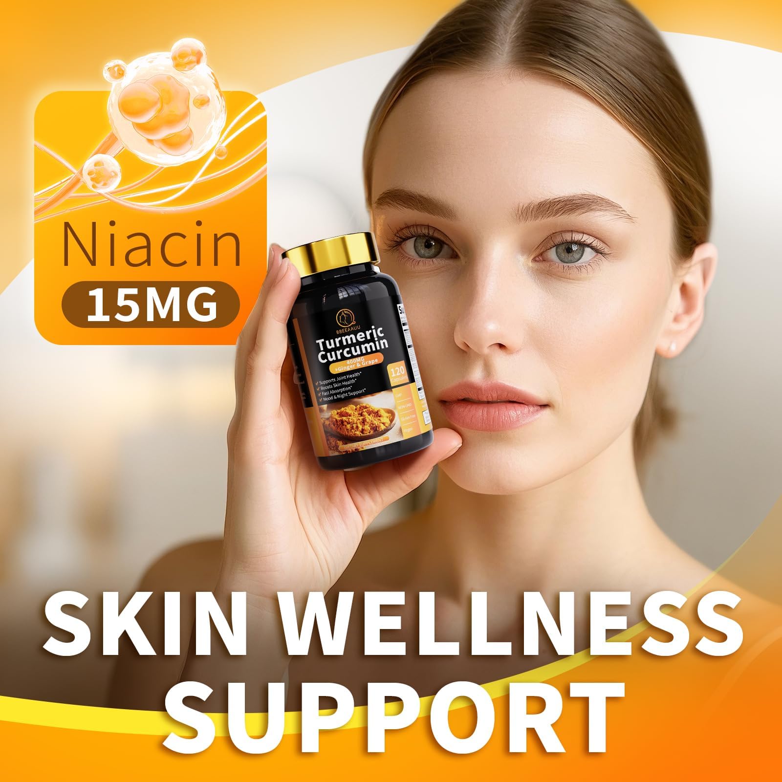Flammulina mushroom extract and Lion's Mane in blend