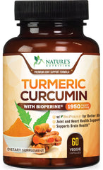 Main product image: Turmeric Curcumin 1950mg 60 capsules