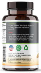 Label showing Turmeric Curcumin 2250mg with 95% standardized curcuminoids