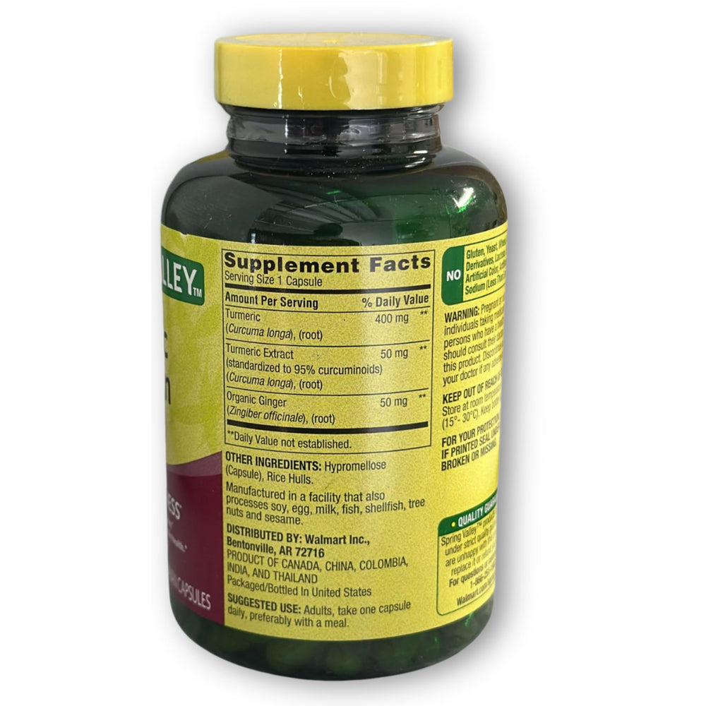 Joint health and mobility with Turmeric Curcumin capsules