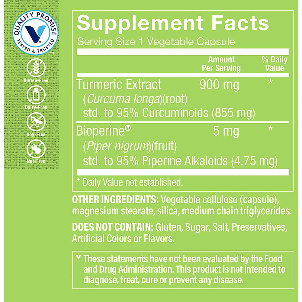 Close-up of turmeric-curcumin capsules